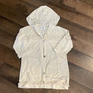 Jack by BB Dakota3/4 sleeve hooded cardigan